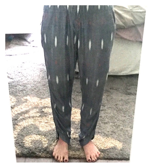 **SOLD** Faherty Loose Indigo Multicolored Pants - Picture 2 of 8